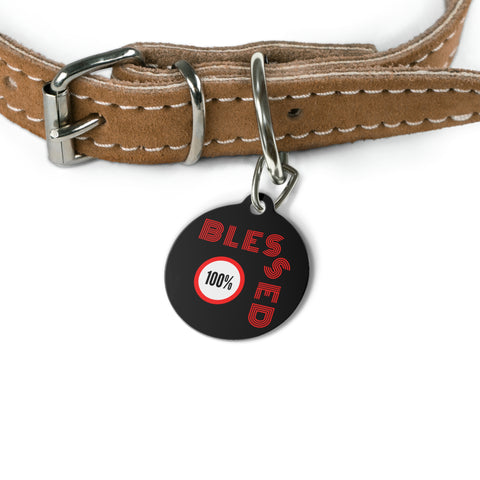 100% Blessed Fur Baby Pet Tag