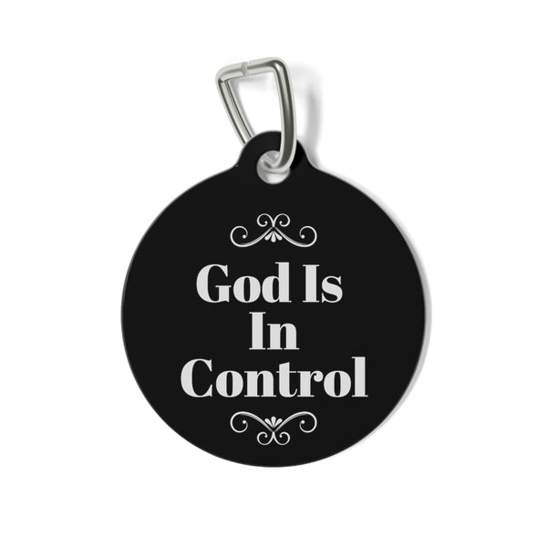 GOD Is In Control Fur Baby Pet Tag