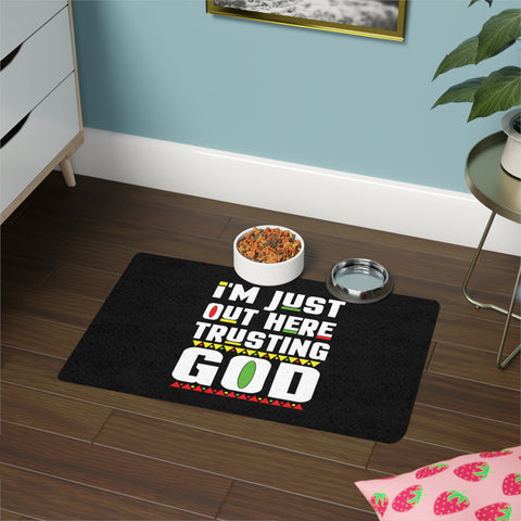 Trust GOD Pet Food Mat